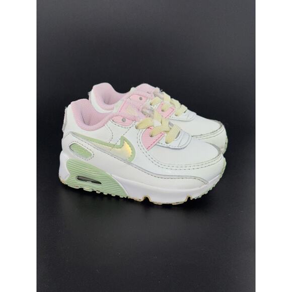 Nike Other - Nike Air Max 90 LTR Leather SE 'White Pink Green
